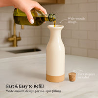 Ceramic Oil Dispenser — detail
