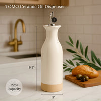 Ceramic Oil Dispenser — scale